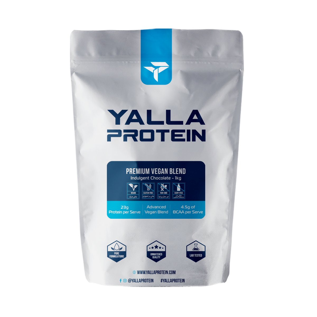 Premium Vegan Blend 4 Vegan Proteins Advanced Formulation with Pea, Rice, Pumpkin and