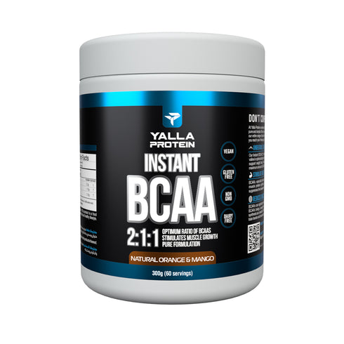 Instant BCAA 2:1:1 - Great Tasting & Easy to Mix - 300g (60 servings)