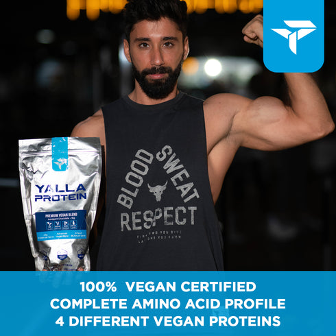 Premium Vegan Blend - 4 Vegan Proteins - Advanced Formulation - 1kg (30 servings)